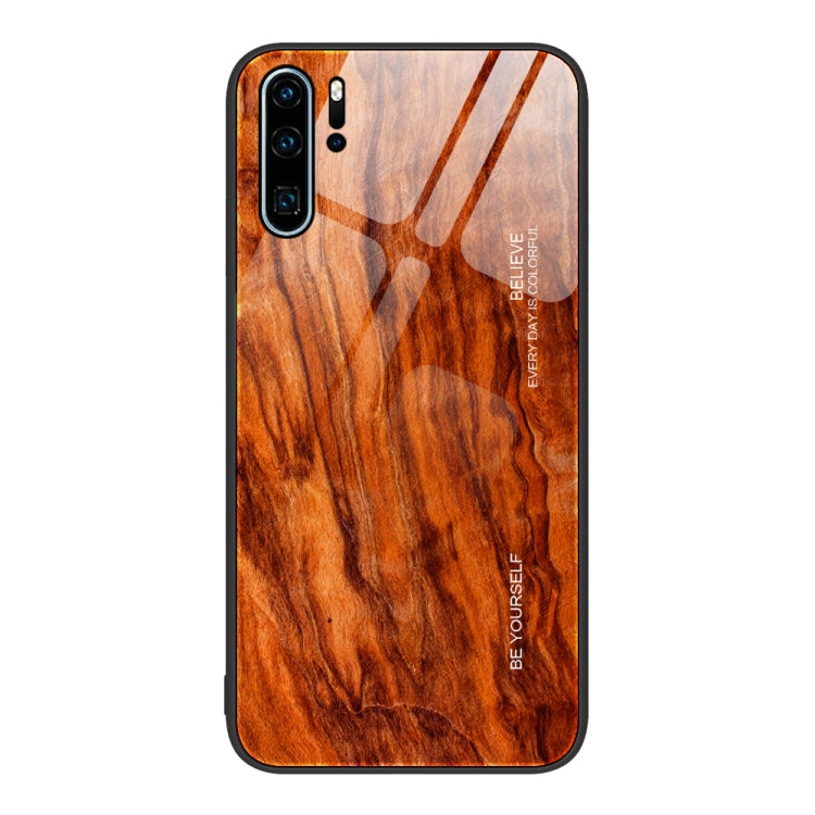 Custodia protettiva in vetro con venature del legno, For Huawei nova 9, For Huawei P30 Pro, For Huawei Nzone S7 Pro 5G, For Huawei nova 3i