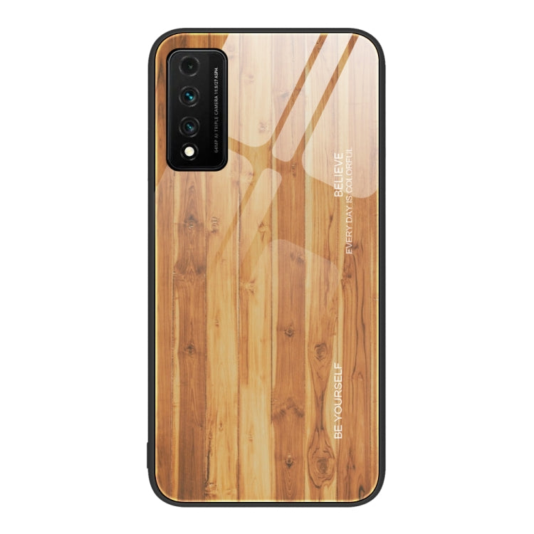 Custodia protettiva in vetro con venature del legno, For Huawei nova 9, For Huawei P30 Pro, For Huawei Nzone S7 Pro 5G, For Huawei nova 3i