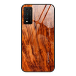 Custodia protettiva in vetro con venature del legno, For Huawei nova 9, For Huawei P30 Pro, For Huawei Nzone S7 Pro 5G, For Huawei nova 3i