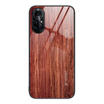 Custodia protettiva in vetro con venature del legno, For Huawei nova 8 Pro 5G, For Huawei nova 8 SE, For Huawei Enjoy 8e, For Huawei Enjoy 20 SE