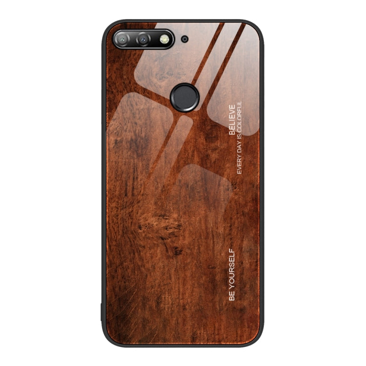 Custodia protettiva in vetro con venature del legno, For Huawei nova 8 Pro 5G, For Huawei nova 8 SE, For Huawei Enjoy 8e, For Huawei Enjoy 20 SE