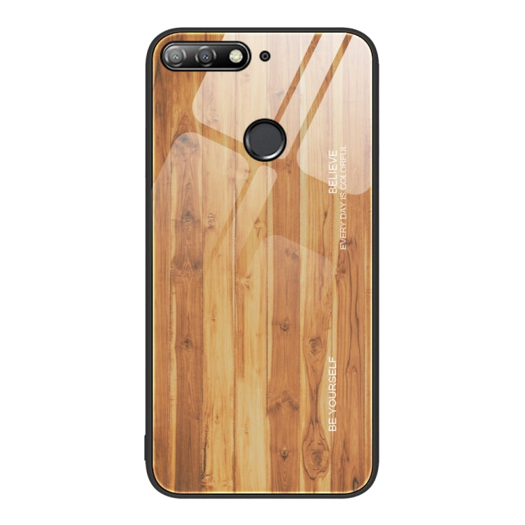 Custodia protettiva in vetro con venature del legno, For Huawei nova 8 Pro 5G, For Huawei nova 8 SE, For Huawei Enjoy 8e, For Huawei Enjoy 20 SE