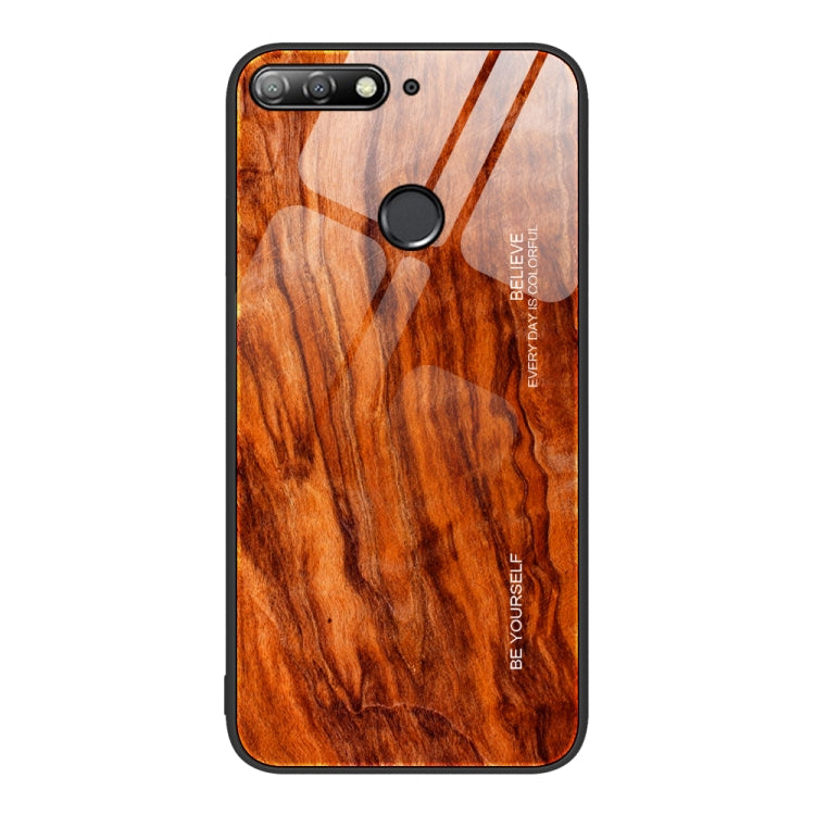 Custodia protettiva in vetro con venature del legno, For Huawei nova 8 Pro 5G, For Huawei nova 8 SE, For Huawei Enjoy 8e, For Huawei Enjoy 20 SE