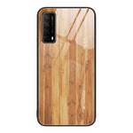Custodia protettiva in vetro con venature del legno, For Huawei nova 8 Pro 5G, For Huawei nova 8 SE, For Huawei Enjoy 8e, For Huawei Enjoy 20 SE