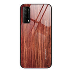 Custodia protettiva in vetro con venature del legno, For Huawei nova 8 Pro 5G, For Huawei nova 8 SE, For Huawei Enjoy 8e, For Huawei Enjoy 20 SE