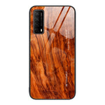 Custodia protettiva in vetro con venature del legno, For Huawei nova 8 Pro 5G, For Huawei nova 8 SE, For Huawei Enjoy 8e, For Huawei Enjoy 20 SE