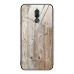 Custodia protettiva in vetro con venature del legno, For Huawei Enjoy 20 5G, For Huawei Maimang 6, For Huawei Maimang 7, For Huawei Maimang 10