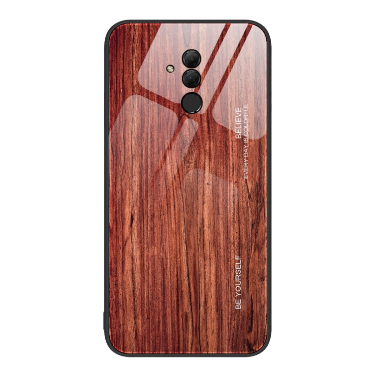 Custodia protettiva in vetro con venature del legno, For Huawei Enjoy 20 5G, For Huawei Maimang 6, For Huawei Maimang 7, For Huawei Maimang 10