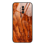 Custodia protettiva in vetro con venature del legno, For Huawei Enjoy 20 5G, For Huawei Maimang 6, For Huawei Maimang 7, For Huawei Maimang 10