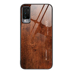 Custodia protettiva in vetro con venature del legno, For Huawei Enjoy 20 5G, For Huawei Maimang 6, For Huawei Maimang 7, For Huawei Maimang 10