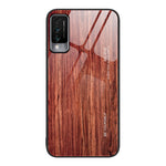 Custodia protettiva in vetro con venature del legno, For Huawei Enjoy 20 5G, For Huawei Maimang 6, For Huawei Maimang 7, For Huawei Maimang 10