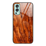 Custodia protettiva in vetro con venature del legno, For OnePlus Nord 2 5G, For OnePlus Nord N10 5G, For OnePlus Nord N100, For OnePlus 10 Pro