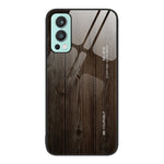 Custodia protettiva in vetro con venature del legno, For OnePlus Nord 2 5G, For OnePlus Nord N10 5G, For OnePlus Nord N100, For OnePlus 10 Pro