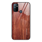 Custodia protettiva in vetro con venature del legno, For OnePlus Nord 2 5G, For OnePlus Nord N10 5G, For OnePlus Nord N100, For OnePlus 10 Pro