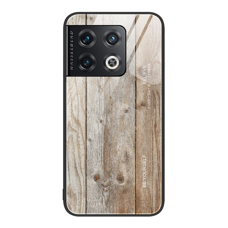 Custodia protettiva in vetro con venature del legno, For OnePlus Nord 2 5G, For OnePlus Nord N10 5G, For OnePlus Nord N100, For OnePlus 10 Pro