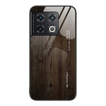 Custodia protettiva in vetro con venature del legno, For OnePlus Nord 2 5G, For OnePlus Nord N10 5G, For OnePlus Nord N100, For OnePlus 10 Pro