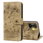 Custodia per telefono in pelle goffrata con gatto Sakura Cartoon, For Xiaomi Poco F4 GT, For Xiaomi Poco M3 / Redmi 9T Global, For Xiaomi Poco X3 / X3 NFC, For Xiaomi Redmi K40 / K40 Pro