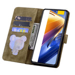 Custodia per telefono in pelle goffrata con gatto Sakura Cartoon, For Xiaomi Poco F4 GT, For Xiaomi Poco M3 / Redmi 9T Global, For Xiaomi Poco X3 / X3 NFC, For Xiaomi Redmi K40 / K40 Pro
