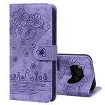 Custodia per telefono in pelle goffrata con gatto Sakura Cartoon, For Xiaomi Poco F4 GT, For Xiaomi Poco M3 / Redmi 9T Global, For Xiaomi Poco X3 / X3 NFC, For Xiaomi Redmi K40 / K40 Pro