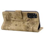 Custodia per telefono in pelle goffrata con gatto Sakura Cartoon, For Xiaomi Redmi Note 11 Pro 4G / 5G, For Xiaomi Poco M4 Pro 4G Global, For Xiaomi Poco M4 Pro 5G Global, For Xiaomi Mi 11 Lite 4G / 5G