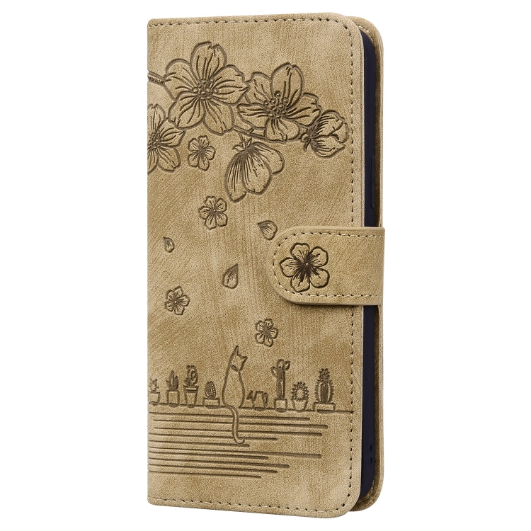 Custodia per telefono in pelle goffrata con gatto Sakura Cartoon, For Xiaomi 12 Pro / 12S Pro, For Xiaomi 12 / 12S / 12X, For Xiaomi Redmi Note 11 / Note 11S Global