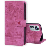 Custodia per telefono in pelle goffrata con gatto Sakura Cartoon, For Xiaomi 12 Pro / 12S Pro, For Xiaomi 12 / 12S / 12X, For Xiaomi Redmi Note 11 / Note 11S Global