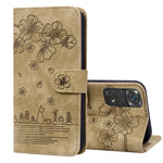 Custodia per telefono in pelle goffrata con gatto Sakura Cartoon, For Xiaomi 12 Pro / 12S Pro, For Xiaomi 12 / 12S / 12X, For Xiaomi Redmi Note 11 / Note 11S Global