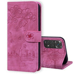 Custodia per telefono in pelle goffrata con gatto Sakura Cartoon, For Xiaomi 12 Pro / 12S Pro, For Xiaomi 12 / 12S / 12X, For Xiaomi Redmi Note 11 / Note 11S Global