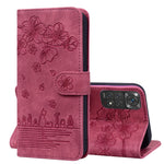 Custodia per telefono in pelle goffrata con gatto Sakura Cartoon, For Xiaomi 12 Pro / 12S Pro, For Xiaomi 12 / 12S / 12X, For Xiaomi Redmi Note 11 / Note 11S Global