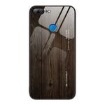 Custodia protettiva in vetro con venature del legno, For Honor 9 Lite, For Honor 9X, For Honor 10, For Honor 20 Pro