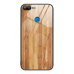 Custodia protettiva in vetro con venature del legno, For Honor 9 Lite, For Honor 9X, For Honor 10, For Honor 20 Pro