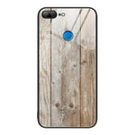 Custodia protettiva in vetro con venature del legno, For Honor 9 Lite, For Honor 9X, For Honor 10, For Honor 20 Pro