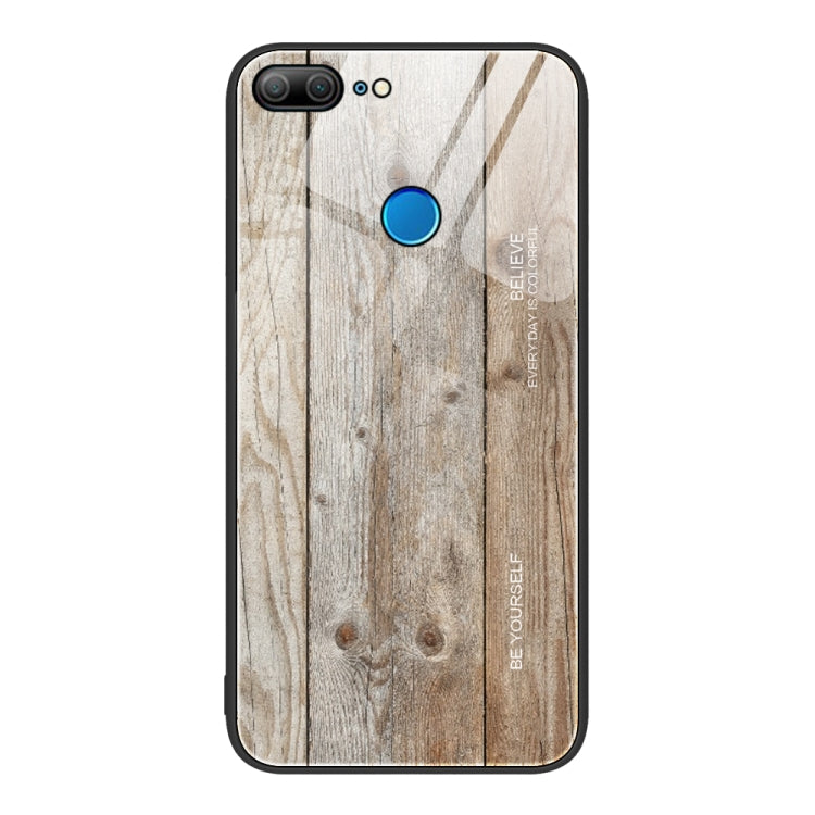 Custodia protettiva in vetro con venature del legno, For Honor 9 Lite, For Honor 9X, For Honor 10, For Honor 20 Pro