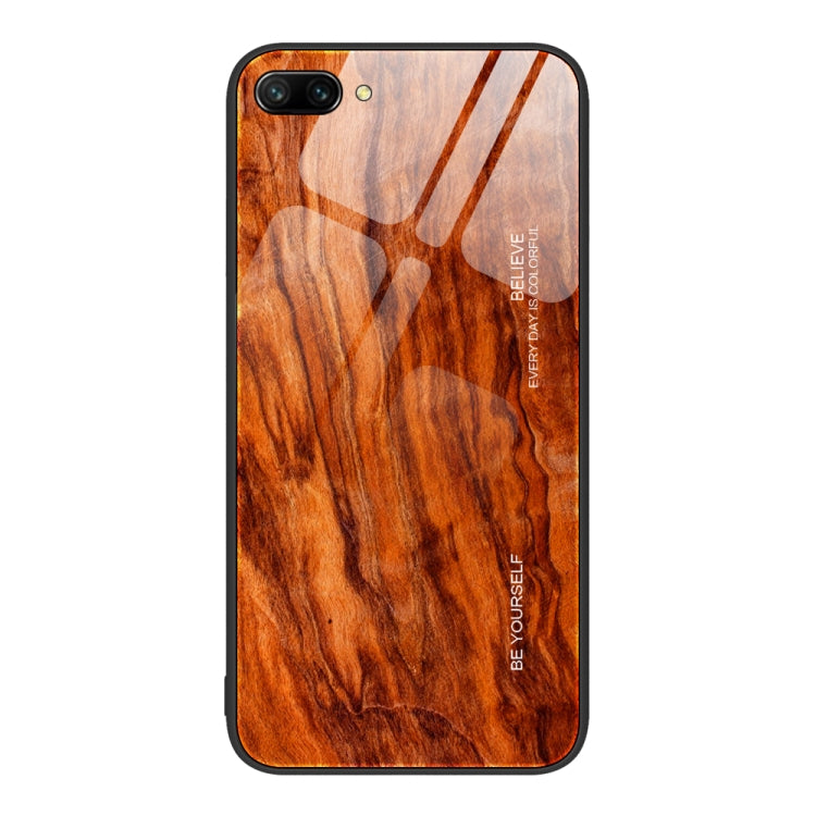 Custodia protettiva in vetro con venature del legno, For Honor 9 Lite, For Honor 9X, For Honor 10, For Honor 20 Pro