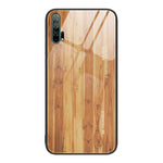Custodia protettiva in vetro con venature del legno, For Honor 9 Lite, For Honor 9X, For Honor 10, For Honor 20 Pro