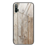 Custodia protettiva in vetro con venature del legno, For Honor 9 Lite, For Honor 9X, For Honor 10, For Honor 20 Pro