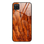 Custodia protettiva per telefono in vetro con venature del legno, For Samsung Galaxy A12 5G, For Samsung Galaxy A52, For Samsung Galaxy A53, For Samsung Galaxy M32