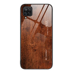 Custodia protettiva per telefono in vetro con venature del legno, For Samsung Galaxy A12 5G, For Samsung Galaxy A52, For Samsung Galaxy A53, For Samsung Galaxy M32