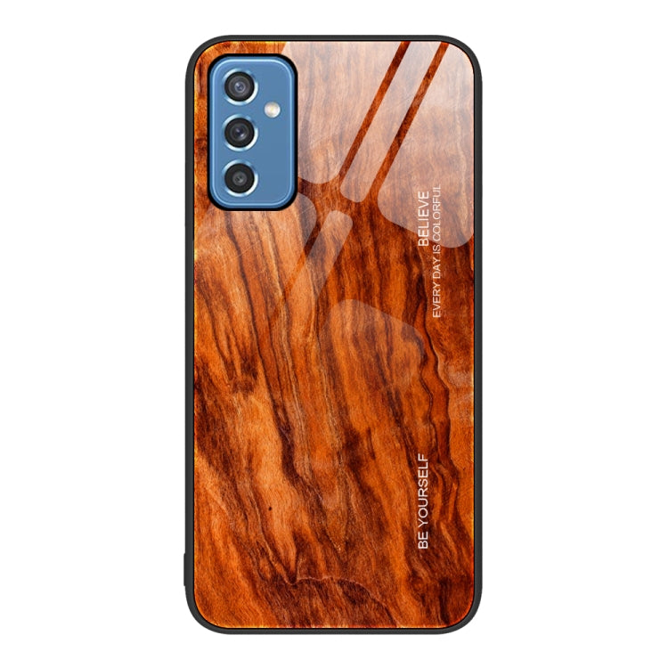 Custodia protettiva per telefono in vetro con venature del legno, For Samsung Galaxy M52 5G, For Samsung Galaxy S9+, For Samsung Galaxy S10+, For Samsung Galaxy S22+ 5G