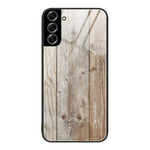 Custodia protettiva per telefono in vetro con venature del legno, For Samsung Galaxy M52 5G, For Samsung Galaxy S9+, For Samsung Galaxy S10+, For Samsung Galaxy S22+ 5G