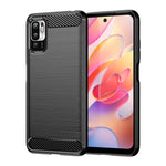 Custodia per telefono TPU in fibra di carbonio con trama spazzolata, For Xiaomi Poco M3 Pro 5G, For Xiaomi Poco X3 GT, For Xiaomi Poco X4 NFC 5G, For Xiaomi Poco M4 Pro 5G, For Xiaomi Poco F4, For Xiaomi Poco X4 Pro 5G, For Xiaomi Poco M4 Pro