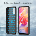 Custodia per telefono TPU in fibra di carbonio con trama spazzolata, For Xiaomi Poco M3 Pro 5G, For Xiaomi Poco X3 GT, For Xiaomi Poco X4 NFC 5G, For Xiaomi Poco M4 Pro 5G, For Xiaomi Poco F4, For Xiaomi Poco X4 Pro 5G, For Xiaomi Poco M4 Pro