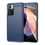 Custodia per telefono TPU in fibra di carbonio con trama spazzolata, For Xiaomi Poco M3 Pro 5G, For Xiaomi Poco X3 GT, For Xiaomi Poco X4 NFC 5G, For Xiaomi Poco M4 Pro 5G, For Xiaomi Poco F4, For Xiaomi Poco X4 Pro 5G, For Xiaomi Poco M4 Pro