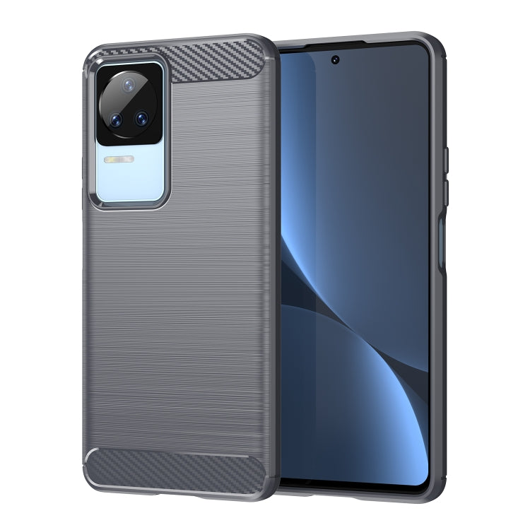 Custodia per telefono TPU in fibra di carbonio con trama spazzolata, For Xiaomi Poco M3 Pro 5G, For Xiaomi Poco X3 GT, For Xiaomi Poco X4 NFC 5G, For Xiaomi Poco M4 Pro 5G, For Xiaomi Poco F4, For Xiaomi Poco X4 Pro 5G, For Xiaomi Poco M4 Pro