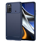 Custodia per telefono TPU in fibra di carbonio con trama spazzolata, For Xiaomi Poco M3 Pro 5G, For Xiaomi Poco X3 GT, For Xiaomi Poco X4 NFC 5G, For Xiaomi Poco M4 Pro 5G, For Xiaomi Poco F4, For Xiaomi Poco X4 Pro 5G, For Xiaomi Poco M4 Pro