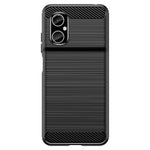 Custodia per telefono TPU in fibra di carbonio con trama spazzolata, For Xiaomi Poco M4 5G, For Xiaomi Poco X4 GT