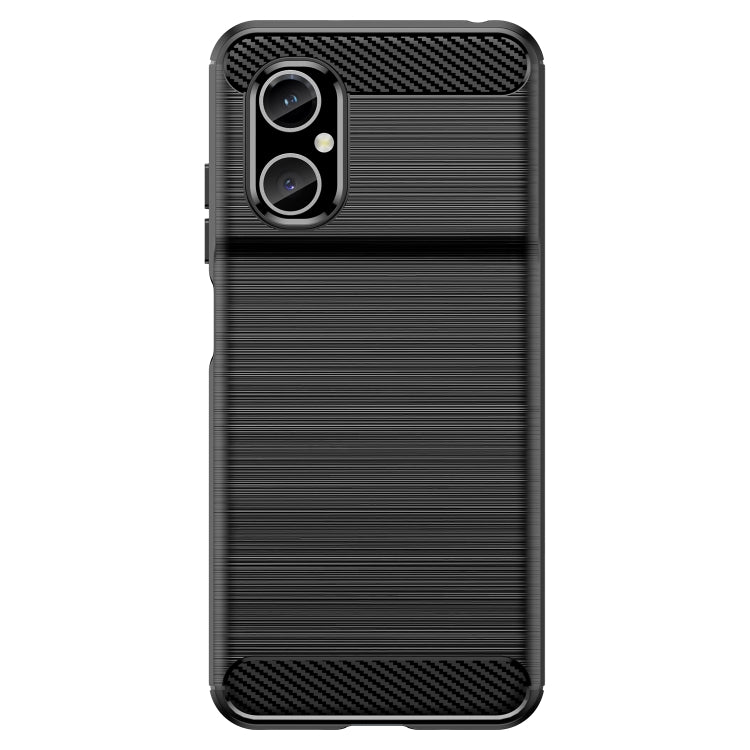 Custodia per telefono TPU in fibra di carbonio con trama spazzolata, For Xiaomi Poco M4 5G, For Xiaomi Poco X4 GT