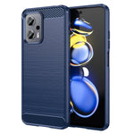 Custodia per telefono TPU in fibra di carbonio con trama spazzolata, For Xiaomi Poco M4 5G, For Xiaomi Poco X4 GT
