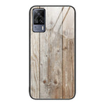 Custodia protettiva in vetro con venature del legno, For Realme 7, For vivo S9e, For vivo S9, For vivo S10, For vivo V15, For vivo V21