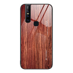 Custodia protettiva in vetro con venature del legno, For Realme 7, For vivo S9e, For vivo S9, For vivo S10, For vivo V15, For vivo V21